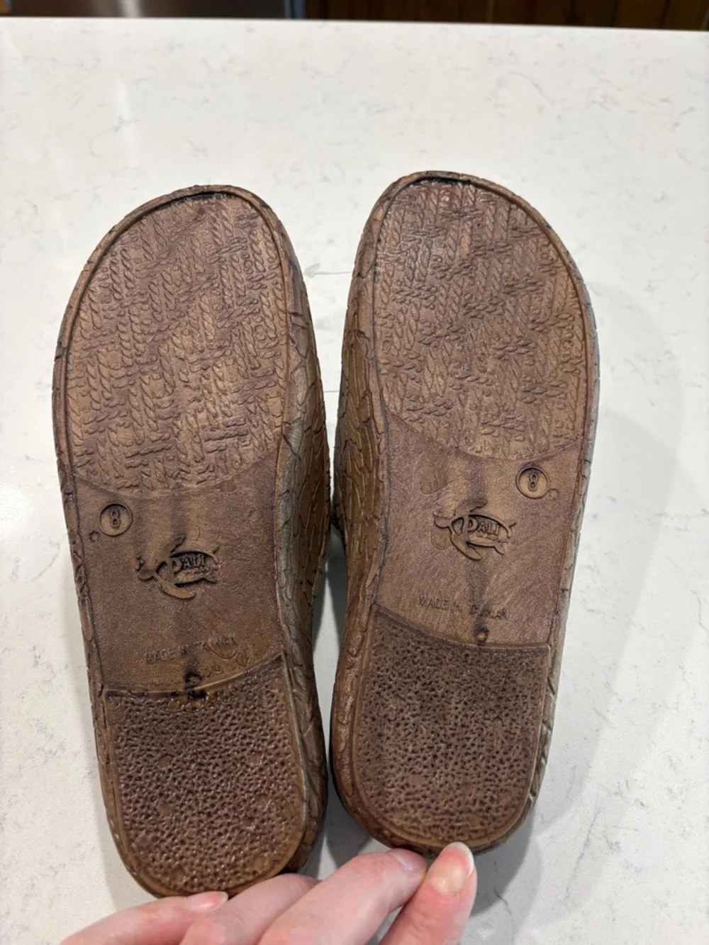 Pali Hawaii Brown Slide Sandals - Picture 5 of 7